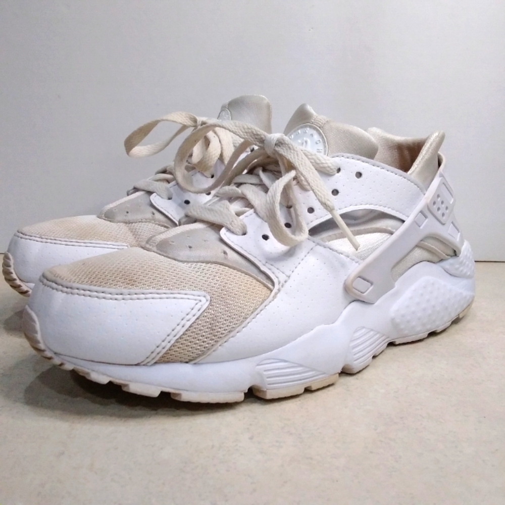 Nike Air Huarache Youth white with light gray 7Y